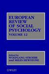 European Review of Social Psychology, Vol. 12,0471486752,9780471486756