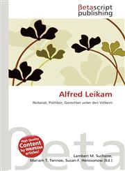 Alfred Leikam,613484246X,9786134842464