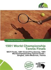 1981 World Championship Tennis Finals,6201457240,9786201457249