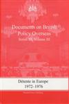 Detente in Europe, 1972-1976,0714651168,9780714651163