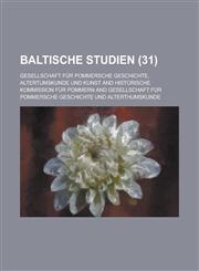 Baltische Studien (31 ),1153552124,9781153552127