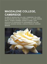 Magdalene College, Cambridge Alumni of Magdalene College, Cambridge, Fellows of Magdalene College, Cambridge, C. S. Lewis, Samuel Pepys,1156848849,9781156848845