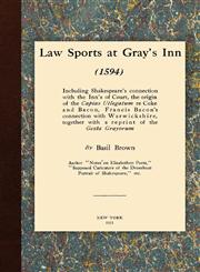 Law Sports at Gray's Inn (1594),1584779896,9781584779896