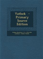Vathek - Primary Source Edition,1294639706,9781294639701