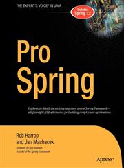 Pro Spring,1590594614,9781590594612