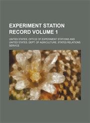 Experiment station record Volume 1,1154080757,9781154080759