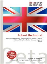 Robert Redmond,6134873578,9786134873574