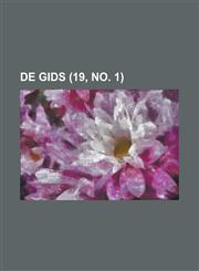 de Gids (19, No. 1),1236095782,9781236095787