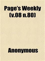 Page's Weekly (v.08 n.80),1152585193,9781152585195