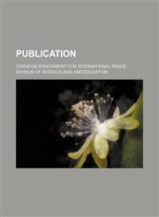 Publication Volume 15,1151217956,9781151217950