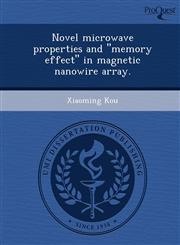 Novel microwave properties and "memory effect" in magnetic nanowire array.,1249043085,9781249043089