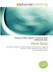 Herb Gray,6134317918,9786134317917