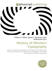 History of Western Typography,6130060769,9786130060763