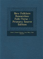 New Folklore Researches Folk-Verse,1287489893,9781287489894