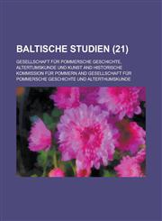 Baltische Studien (21 ),1234626462,9781234626464