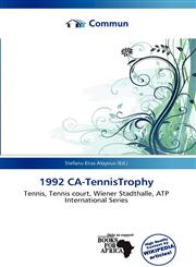 1992 CA-TennisTrophy,6201426159,9786201426153