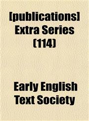 [publications] Extra Series (114),1152698702,9781152698703