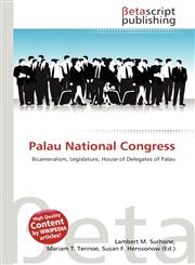 Palau National Congress,6132268529,9786132268525