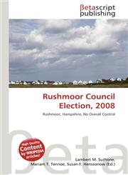 Rushmoor Council Election, 2008,6135209655,9786135209655