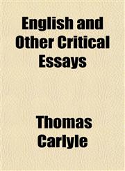 English and Other Critical Essays,1152651307,9781152651302