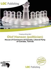 Olof Hanson (politician),620144744X,9786201447448