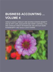 Business Accounting  Volume 4,123418866X,9781234188665