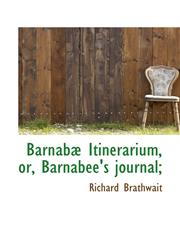 Barnabæ Itinerarium, or, Barnabee's journal;,1116513692,9781116513691