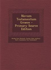 Novum Testamentum Graece - Primary Source Edition,1295739178,9781295739172