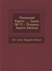 Occasional Papers ..., Issues 58-73 - Primary Source Edition,1295270293,9781295270293
