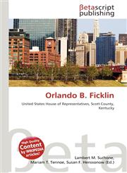 Orlando B. Ficklin,6136326051,9786136326054