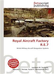 Royal Aircraft Factory R.E.7,6135077139,9786135077131
