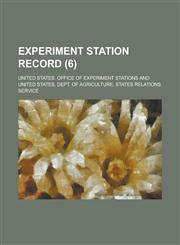Experiment Station Record (6),1234610485,9781234610487