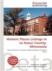 Historic Places Listings in Le Sueur County, Minnesota,6136485397,9786136485393