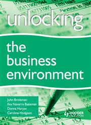 Understanding the Business Environment,034094207X,9780340942079