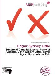 Edgar Sydney Little,6138022955,9786138022954