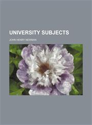 University Subjects,1458990060,9781458990068