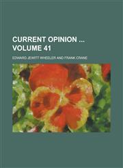 Current Opinion  Volume 41,1234187280,9781234187286