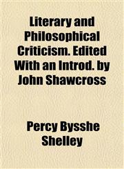 Literary and Philosophical Criticism. Edited With an Introd. by John Shawcross,1153248336,9781153248334