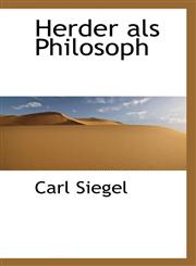 Herder als Philosoph,1113043636,9781113043634