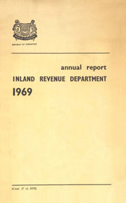 Inland Revenue Department Annual Report 1969 1st Edition