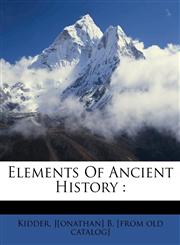 Elements Of Ancient History,1178507637,9781178507638