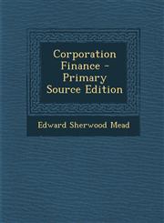 Corporation Finance,1289530661,9781289530662