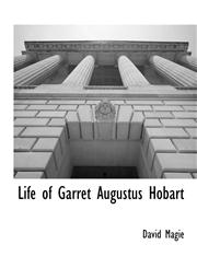 Life of Garret Augustus Hobart,1117903761,9781117903767