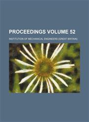 Proceedings Volume 52,1231179112,9781231179116