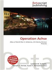 Operation Achse,6135311026,9786135311020