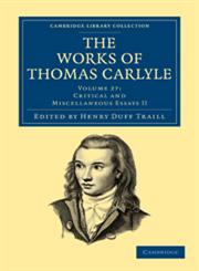 The Works of Thomas Carlyle - Volume 27 Vol. 27,1108022502,9781108022507