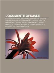 Documente oficiale Cărți de identitate, Declarații, Documente oficiale ale Uniunii Sovietice, Documente oficiale engleze,1232174505,9781232174509