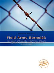 Field Army Bernolák,613566753X,9786135667530