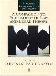 A Companion to Philosophy of Law and Legal Theory,0631213295,9780631213291