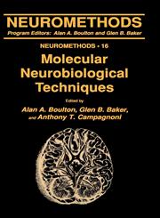 Molecular Neurobiological Techniques,0896031403,9780896031401